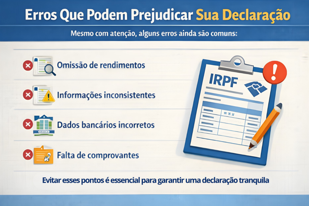Erros Que Podem Prejudicar Sua Declaração